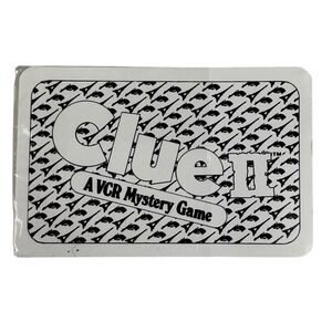 Vintage Clue II VCR Mystery Game Replacement Cards Eiffel Tower 1987 Belgium